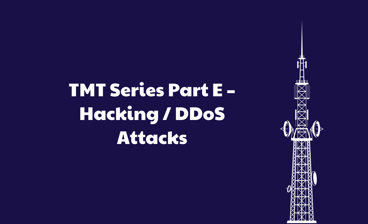 TMT Series Part E - Hacking DDoS Attacks